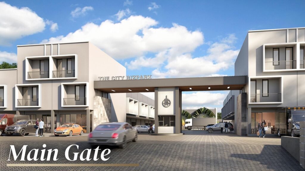 main gate the city bizpark manado